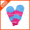 custom stripe cheap knitted mittens